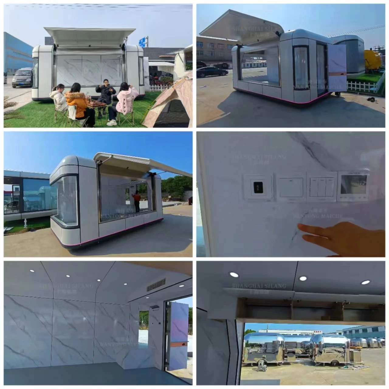 Maiche Outdoor mobile restaurant, customized, coffee food cart ice cream, pizza, fast food trailer supplier