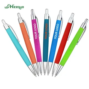 Wholesale Cheap Custom Personalized 1.0mm Black Ink Ballpoint Pen Logo Pen for Business Gifts Office