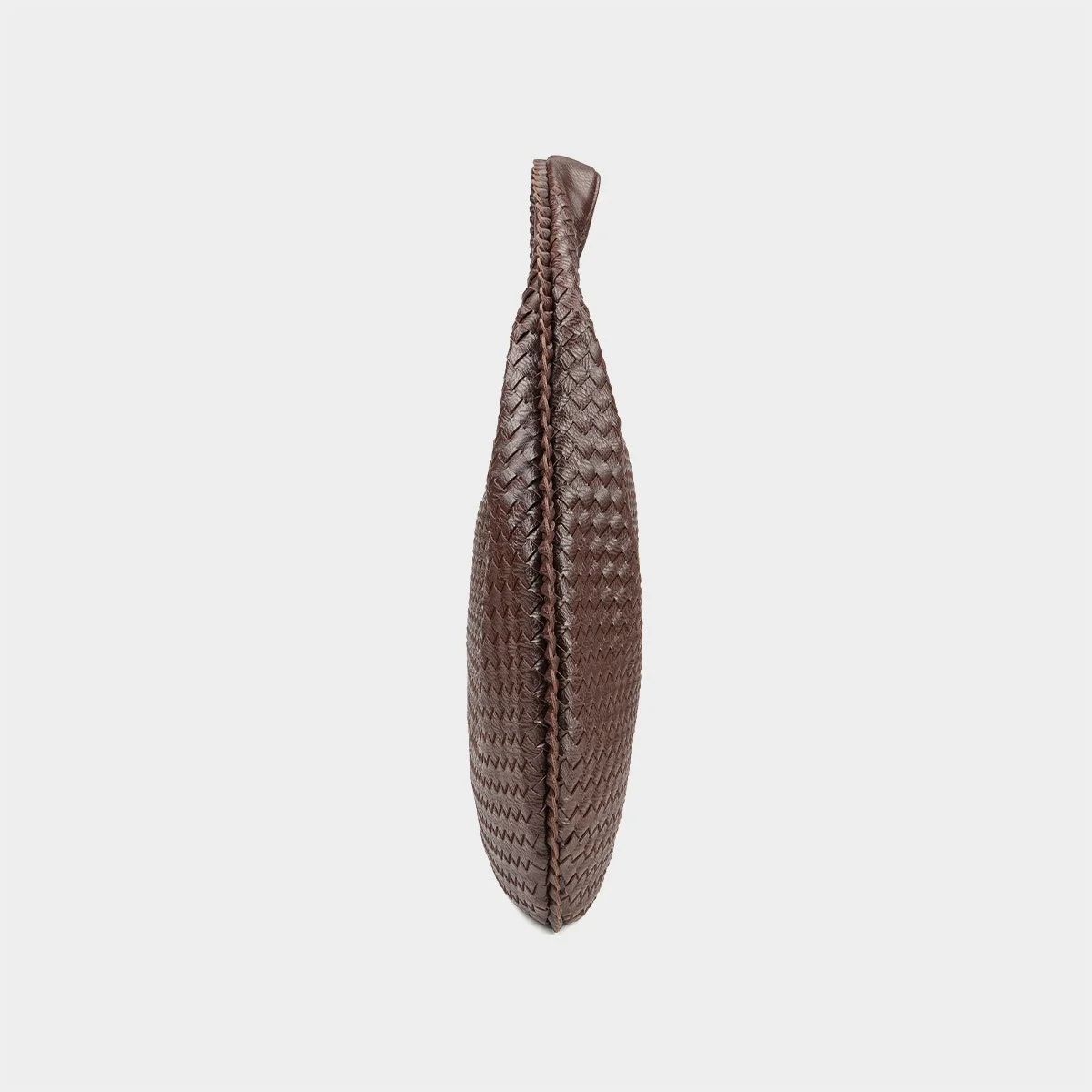 Handmade Woven Women’s Large Shoulder Bag Vintage Bohemian Summer European American Fashion High-End Trendy Dumpling Bag Pu