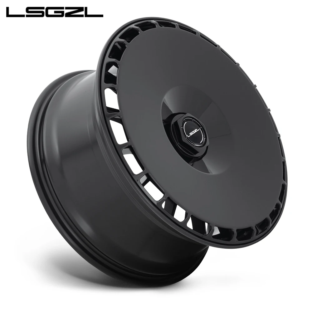 Whells 5x127 Car Alloy Forged Wheel Matte Black Barrel For Mercedes BMW Audi 5x114.3 5x120 5x130 20