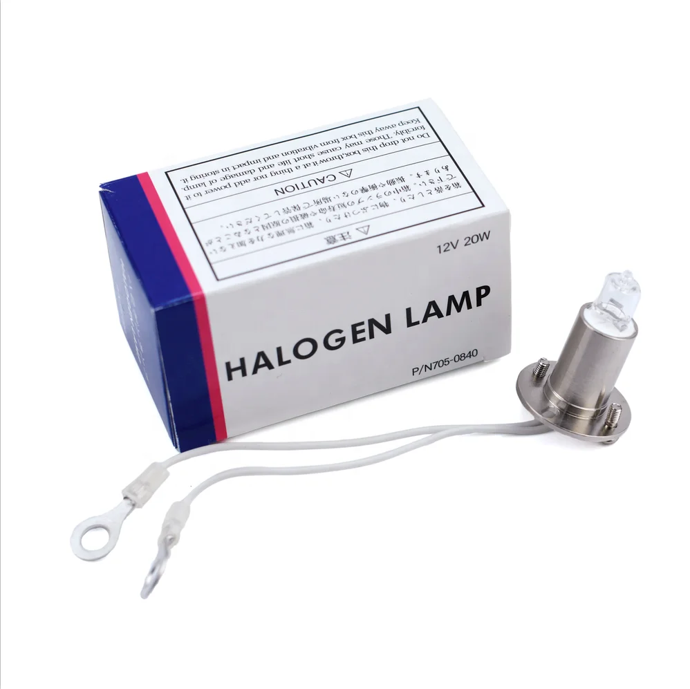 P/N 705-0840 12V 20W JC 12V20W Halogen Light Bulb Bio-chemistry 7020 7060 7160 7180 Chemistry Analyzer Lamp