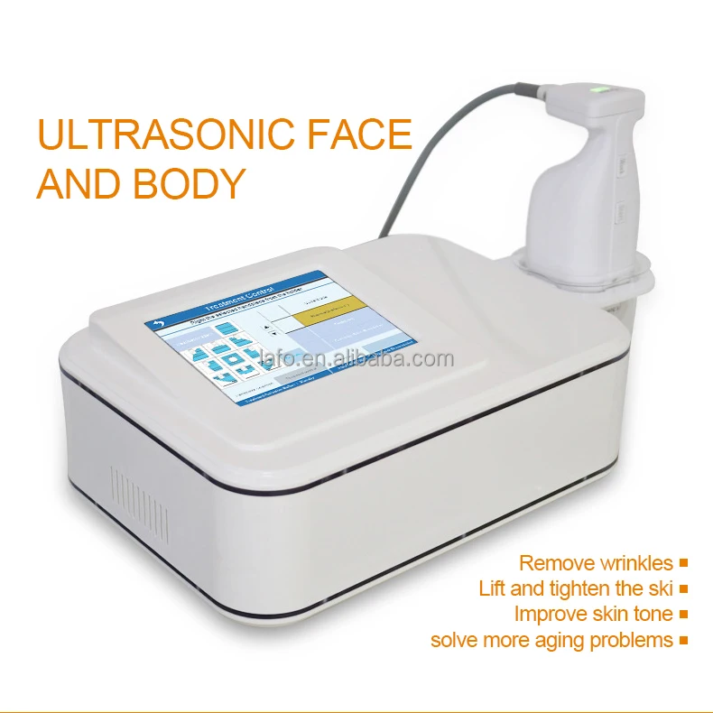 Hottest portable Lipo sonic wrinkle removal body lifting machine with 5 replacement treating heads for choose
