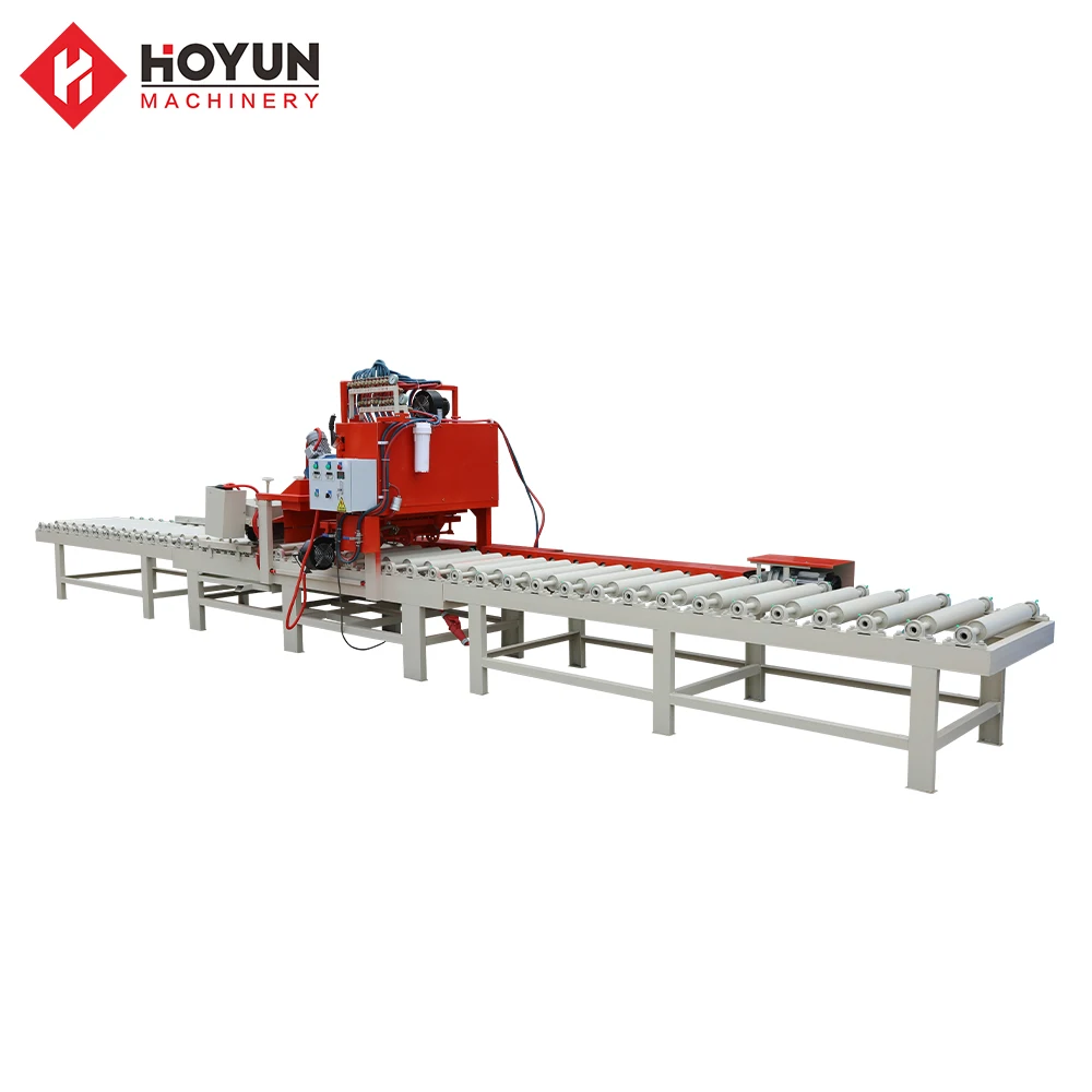 HONGYI Wholesale Automatic Line Burning Device Burn Granite Upper Layer Stone Slab Flaming Machine