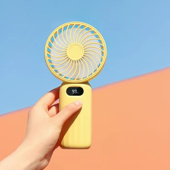 Factory Wholesale Portable Summer Hand Smart Rechargeable Plastic Mini Usb Fan