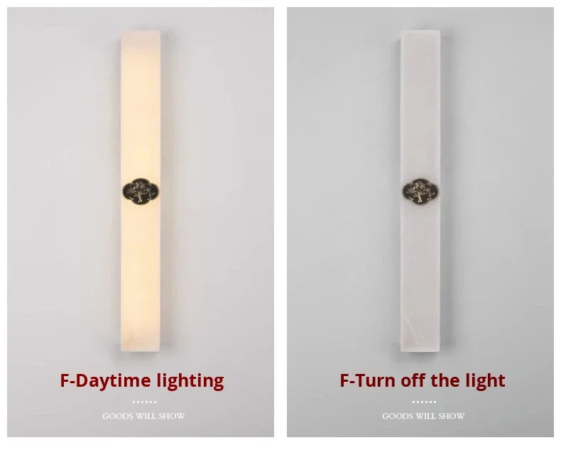 product new chinese style long strip led wall lamp aluminum 3000k warm modern living room background decoration slot inlaid high end-23