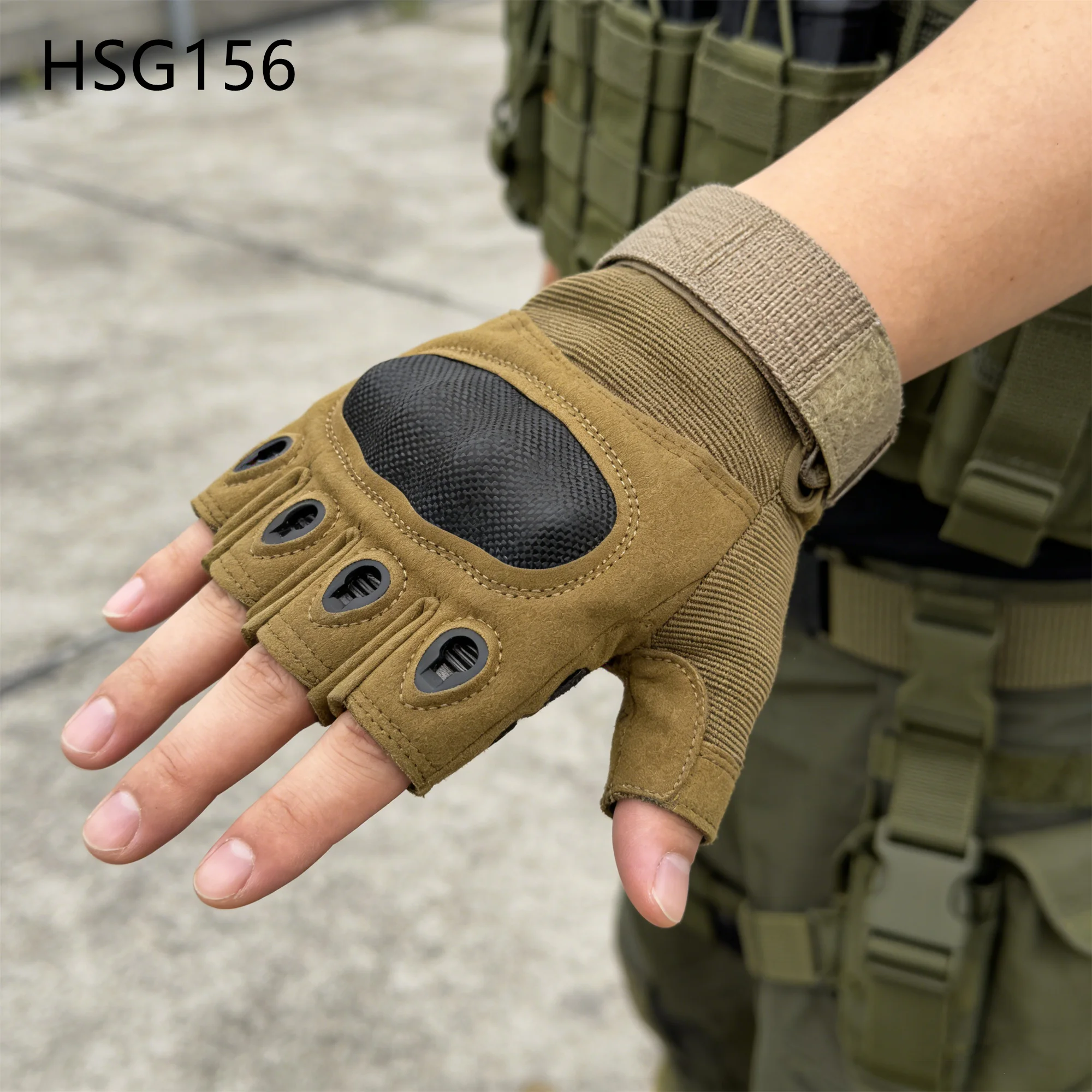 HY,Impact Resistant Knuckle Protection Tactical Gear Gloves Factory Price Utility Mulit-color Combat Fighting Gloves HSG156