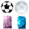 Blue Pink Metallic Confetti(soccer)