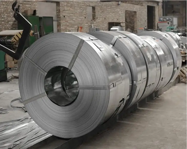 0.8mm Z40g width 30mm-850mm galvanized strip coil manufacture