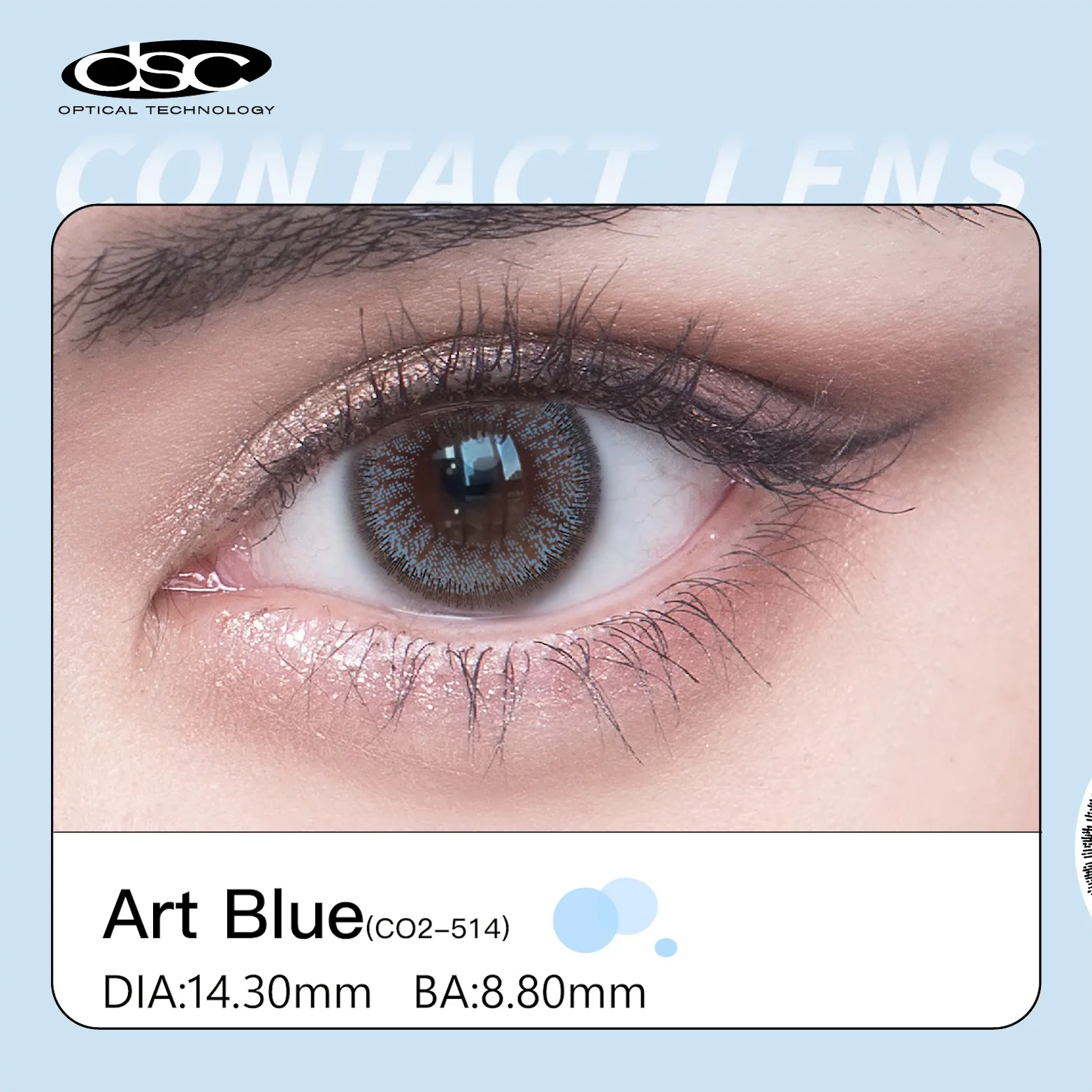 Non Prescription Solution Colored Contact Lenses,Monthly Disposable