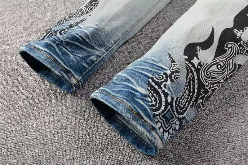 Aliexpress-pantalones Vaqueros Desgastados Rasgados Para Hombre,Jeans Con  Estampado De Cadera Alta,Gran Oferta - Buy Los Hombres De Los Pantalones  Vaqueros,Vaqueros En Denim.,Vaqueros Product on Alibaba.com