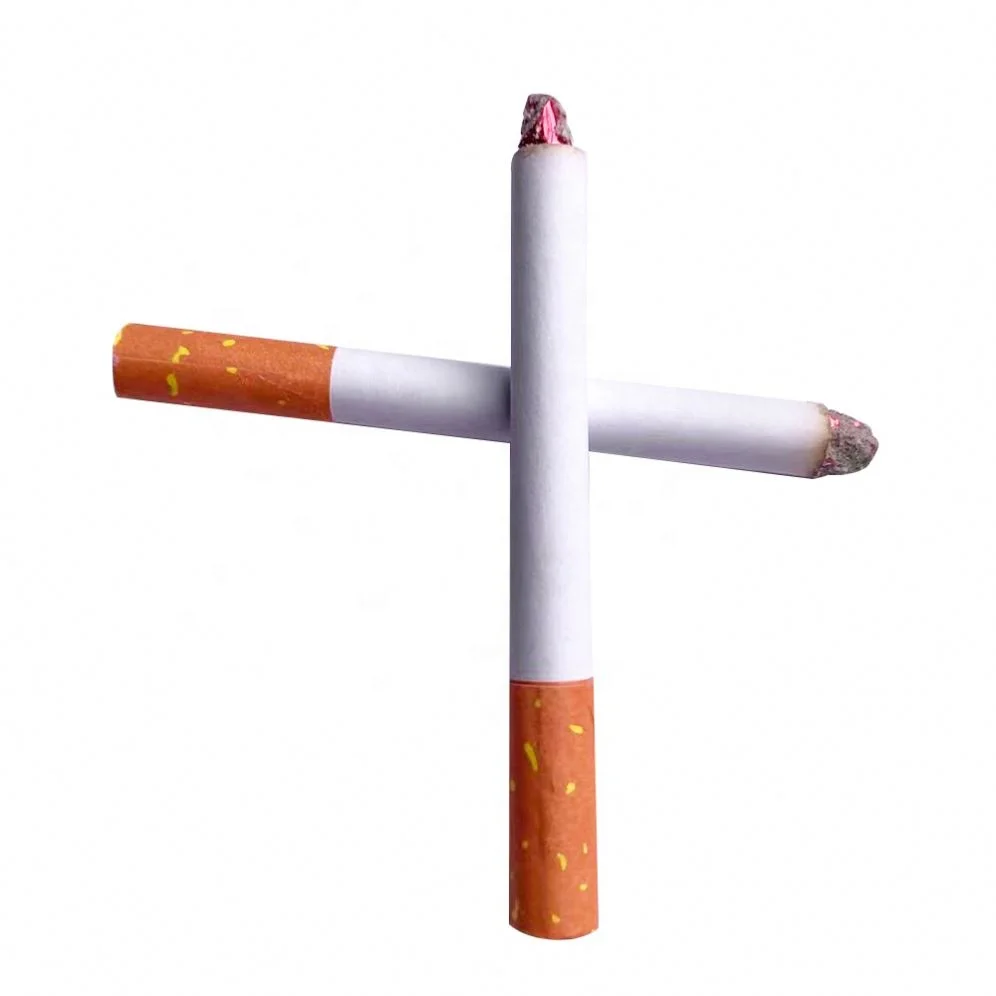 Lot de 6 fausses cigarettes bouffantes - 8,9 cm