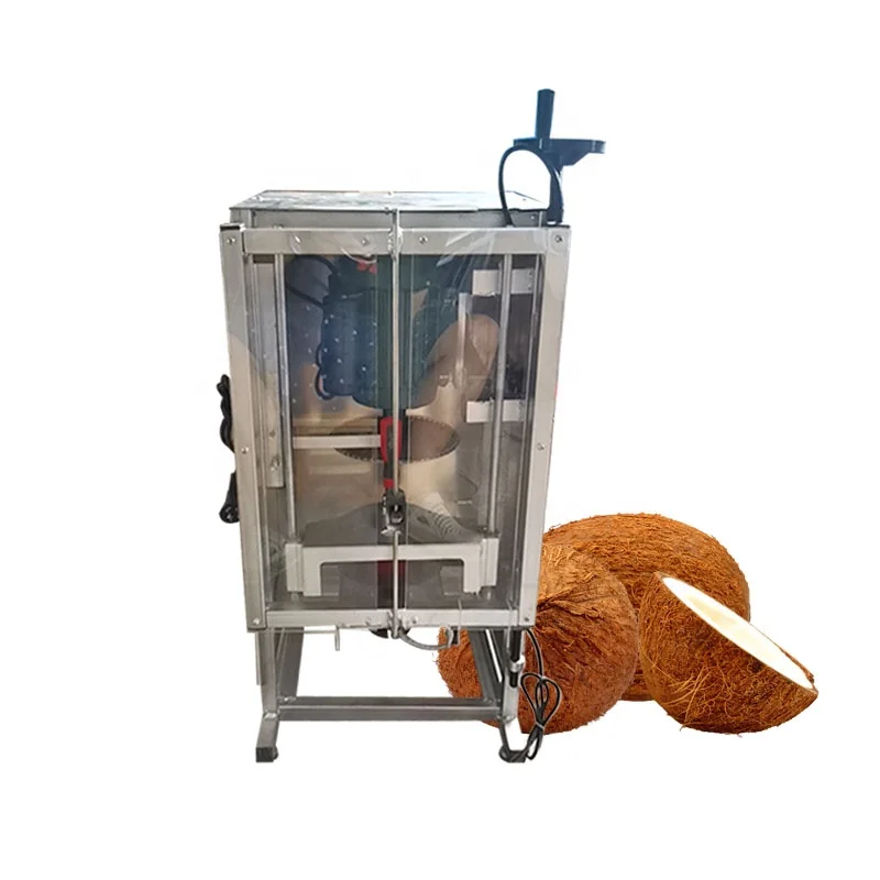 High Efficiency Automatic Cokernut Opener Old and Young Coconut Cutting Machine