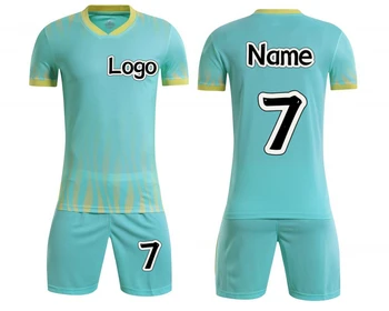 Wholesale Custom Blank Football Wear Kit Design Your Logo Soccer Team Uniforms Soccer Jersey for Men