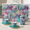 Mini health tea set-1 teapot-2 cups-2 saucers