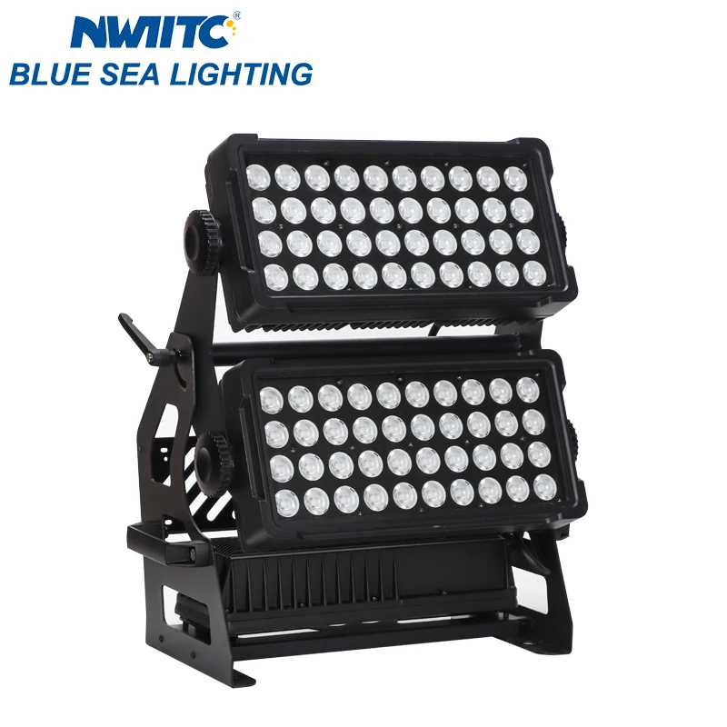 NEUTRIK REAN PowerCon Waterproof Outdoor RGBW 4in1 LED Flood Light 80x15W High Power for Club Events Stage Lighting DMX512 IP65