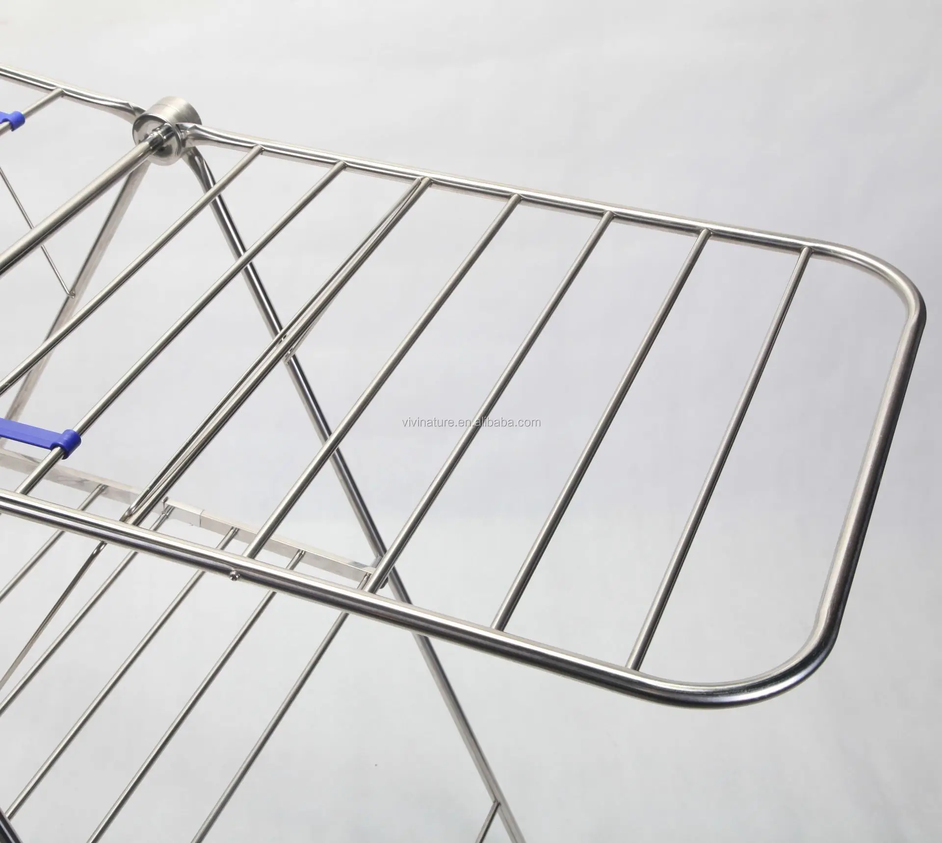 Cresnel Stainless Steel Clothes Drying Rack Folding Gullwing