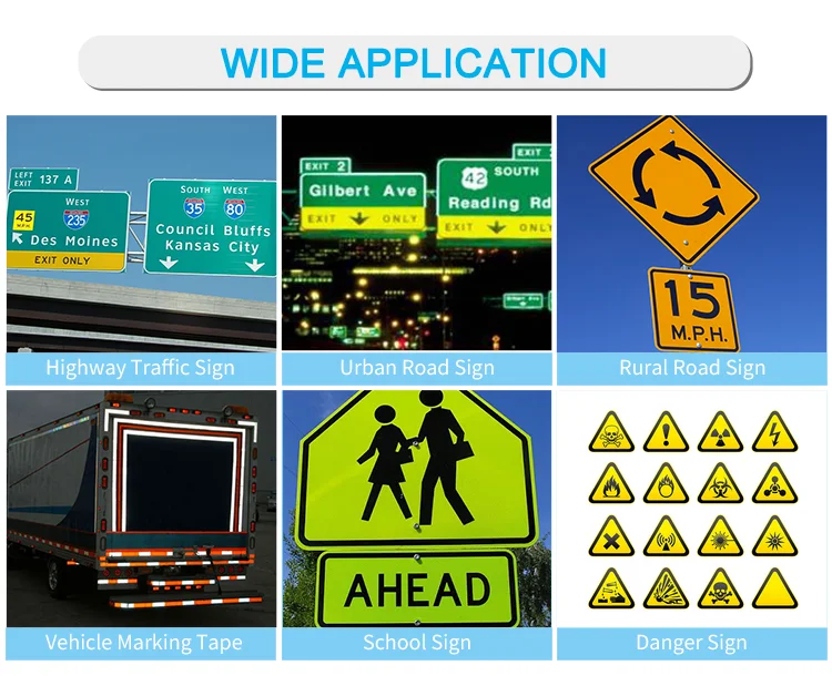 1.22mx45.7m 5-Year Warranty White for Avery Reflective Vinyl Sheet 3M Diamond Grade From China Premium Reflective Material