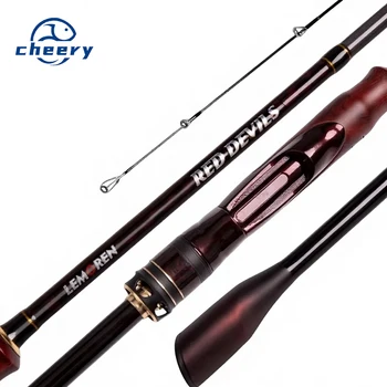 Demon Hunter Rainbow Magic Carbon Fishing Rod with Quick Adjustment Large Guide Ring Solid Straight Handle Stream Use – Rod – view 2
