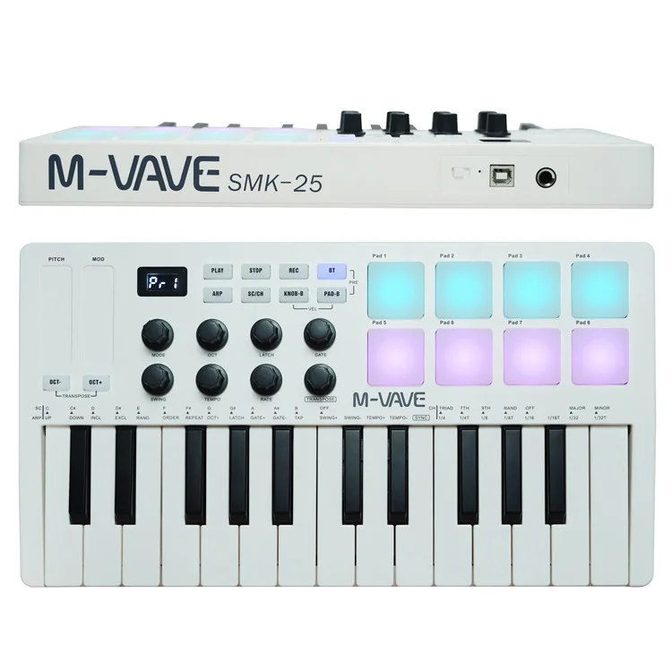M-WAVE SMK-25 II MIDIキーボード