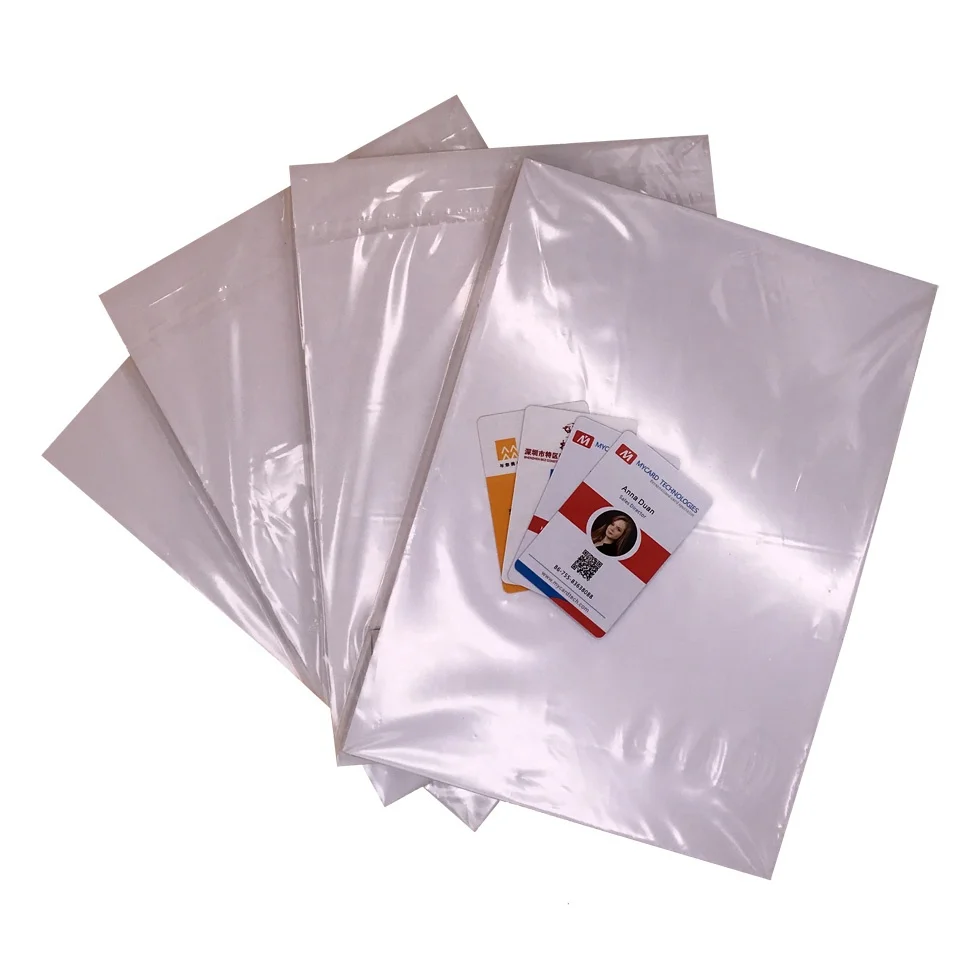 A4 Inkjet PVC Fusing Sheet for ID Card Fusing Machine