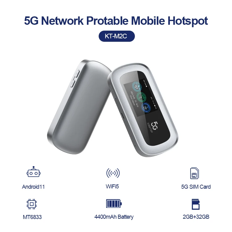 Wi-Fiルーター　5G MT6877 5GポケットWiFiルーター 1200Mbps 16ユーザー対応 SIMカード