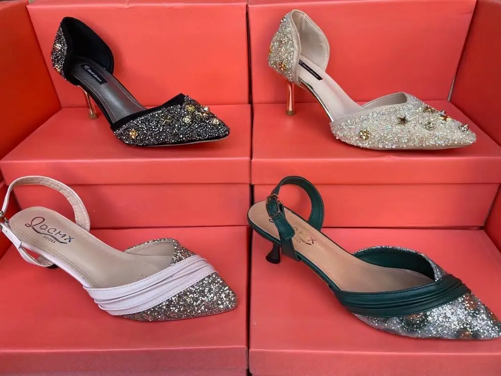 Bulk Wholesale Mixed Fashion New Arrival Casual Beautiful Women Heels Sandals