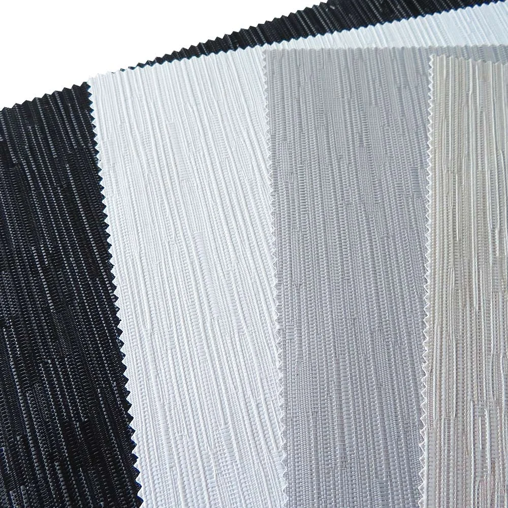 High Quality Polyester Fiber Plain Colorfast Waterproof UV Proof Blackout Roller Blind Fabric for Window Made in China