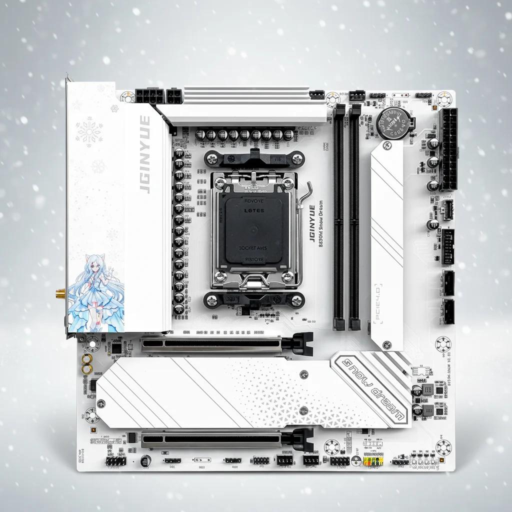 JGINYUE B650M-GAMING PLUS Micro ATX Motherboard for AMD AM5 Ryzen