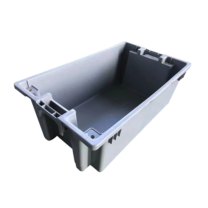 Wholesale Vented Mesh Stackable and Nestable pp Crab Storage Seafood Plastic Lobster Crates for Sale