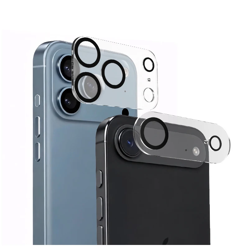 product 9h hd clear silk acrylic integrated lens screen protector anti broken camera lens screen protector for iphone 17 pro max-2