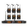 6 bodypacks noirs
