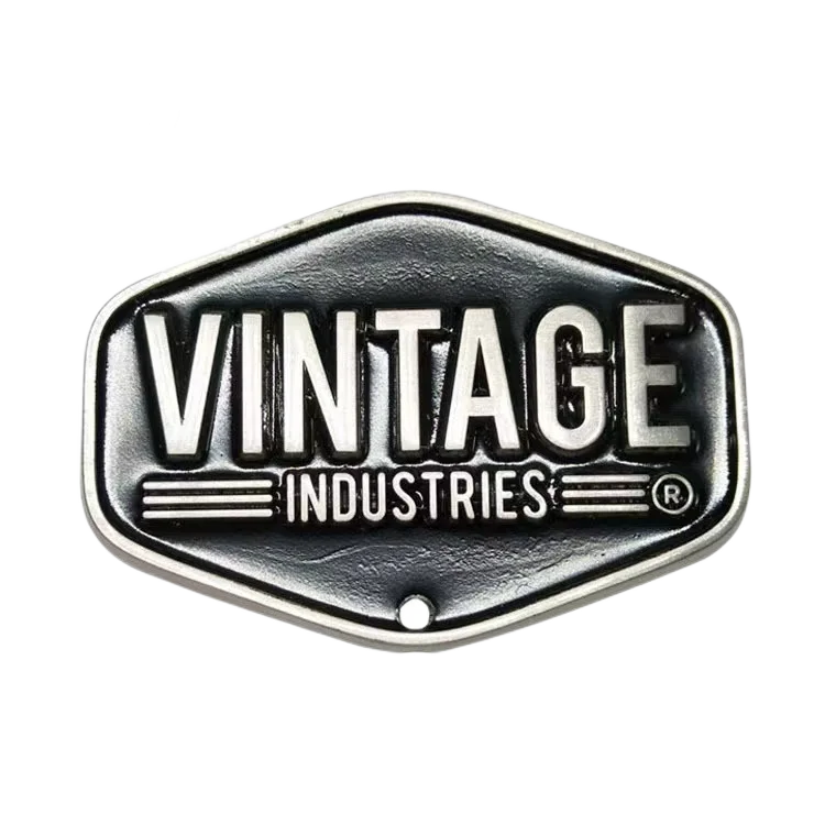 Custom Equipment Metal Label 3d Embossed Metal Sticker Stainless Steel Nameplate Etching for Machine
