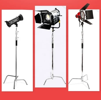 Photo Studio Heavy Duty 10 Feet Adjustable C-Stand Holding for Professional Vido and Photography detail image