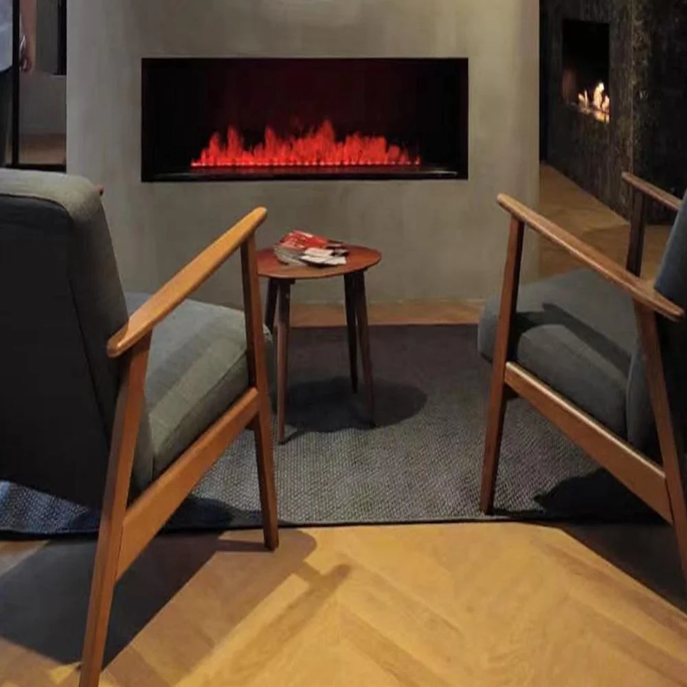 App Adjustable Fire Multiple Colors Changing 3D Electric Fireplace Water Vapor Steam Heating Fireplaces