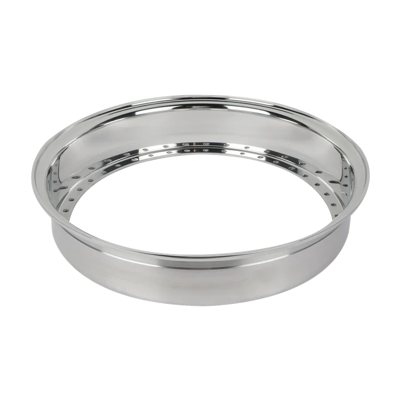 リム ドリル40穴ポリッシュ6061素材アウターリム16インチホイールリップ