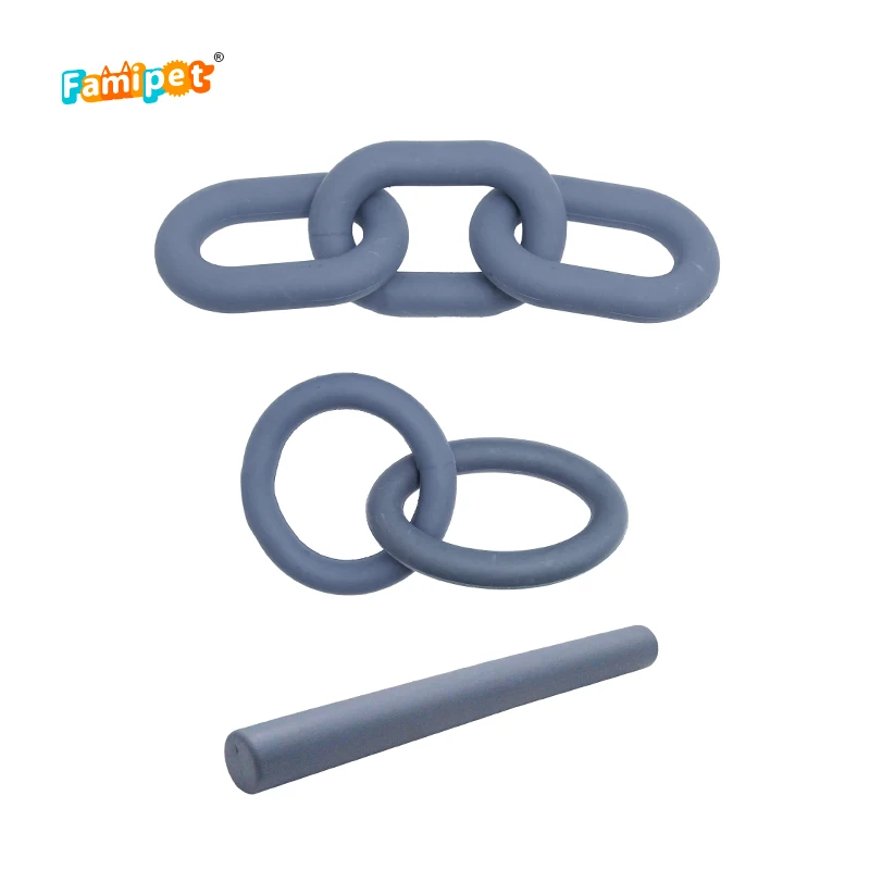 Famipet Custom Natural Rubber Durable Pet Chew Dog Toys for Aggressive Chewers