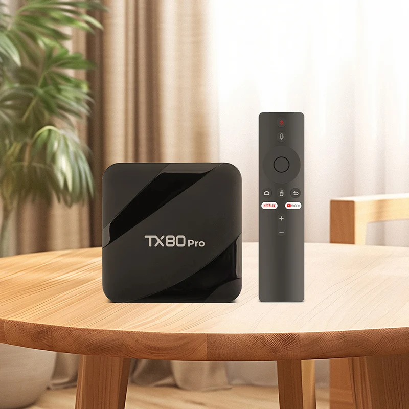 2025 New TV Box Android 15.0 - Smart Media Player TX80 Pro