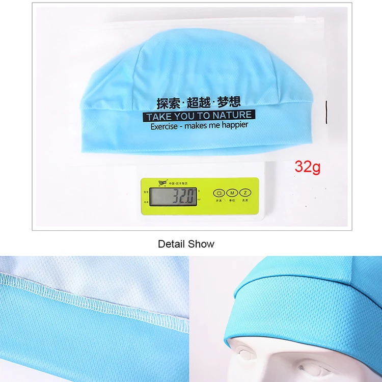 Lightweight Compression Helmet Skull Cap Soft Breathable Comfortable Running Sports Hat