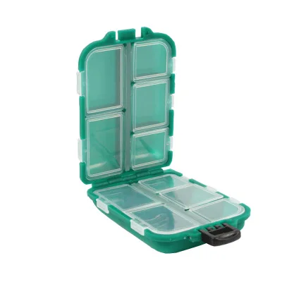 Fishing Tackle Box 10 Compartments Lure Hook Rig Bait Plastic Storage Case Fishing Tackle Box 10 Compartments Lure Hook Rig Bait Plastic Storage Case