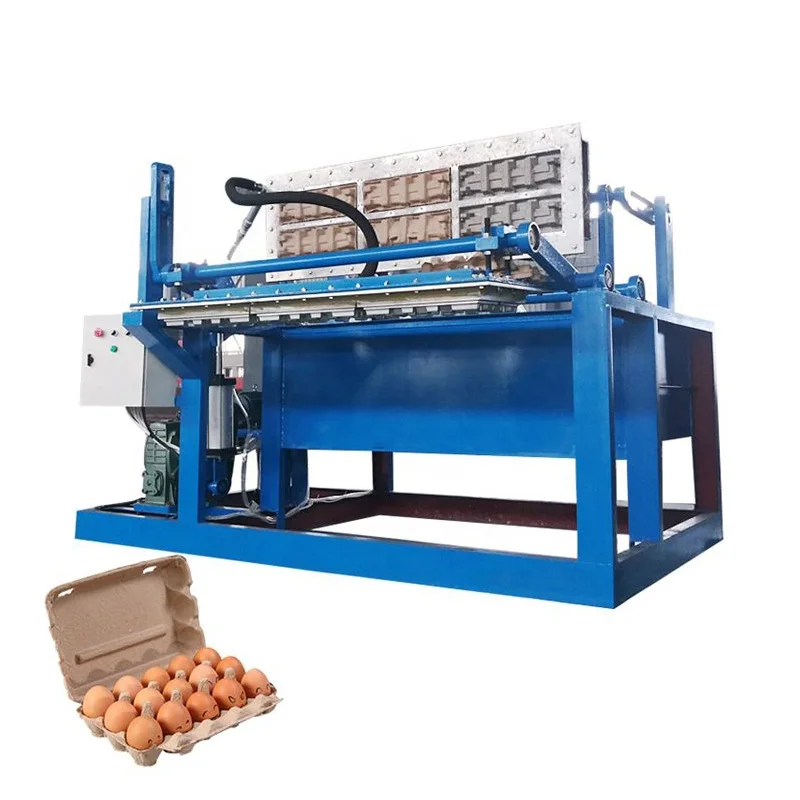 Fully Automatic Egg Tray Machine Egg Dish Carton Production Line Equipment Egg Tray Making Machine