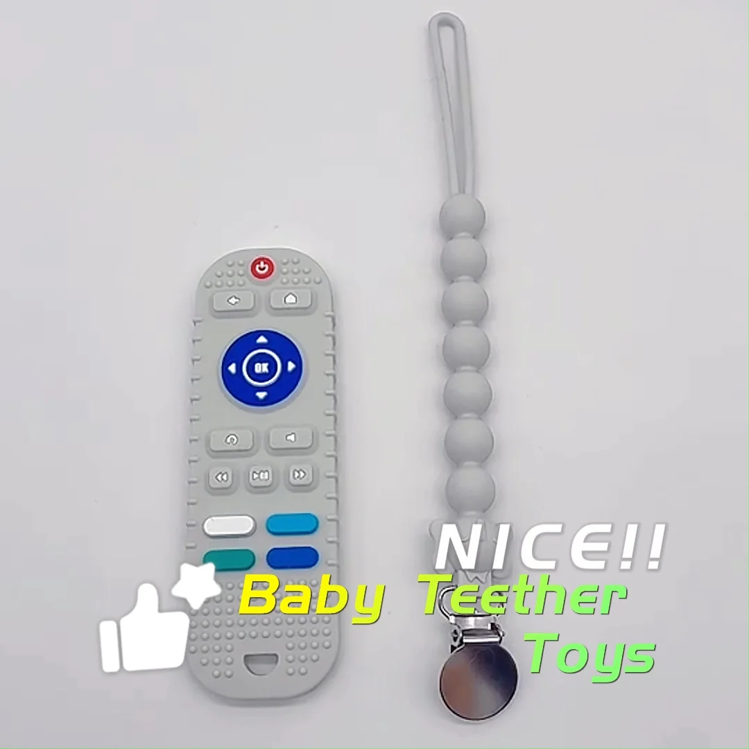 Pt 2023 New Design Tv Remote Control Teether Silicone Video Game