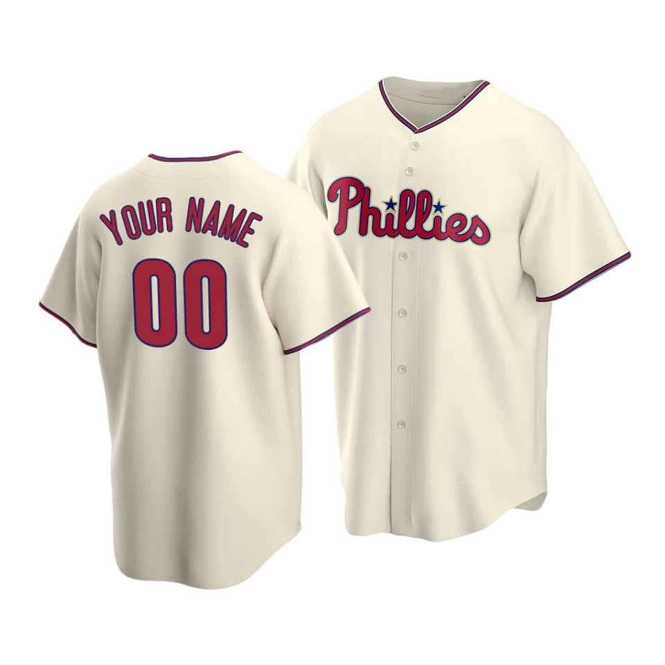 Wholesale 2022 New Men's Philadelphia Phillie 00 Custom 10 JT Realmuto 3  Bryce Harper 36 Robin Roberts Stitched S-5xl Baseball Jersey From  m.