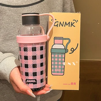 Portable Trendy Thermal Stainless Steel Water Bottle with Rope Office Cup for Giveaways Wholesale for Hot and Cold Drinks