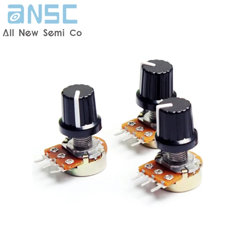 10K OHM 3 Terminal Linear Taper Rotary Volume B Type Potentiometer Pot New Arrival High Quality