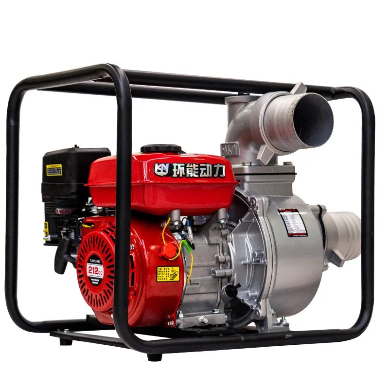 High Quality Gasoline Water Pump 5.5HP Petrol 2 Inch 3 Inch 4 Inch Portable Gasoline Water Pump Self-priming Pump Irrigation Use