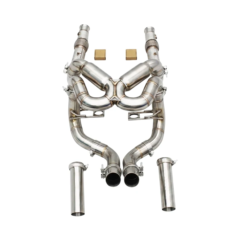 Catback Exhaust Downpipe For Lamborghini Murcielago LP620 / LP640 / LP670 V12 6.5L 2006-2016