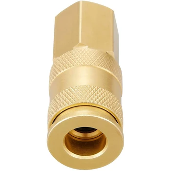 Wholesale nice quality 3/8 inch NPT Female Brass V-Style High Flow Coupler Connect