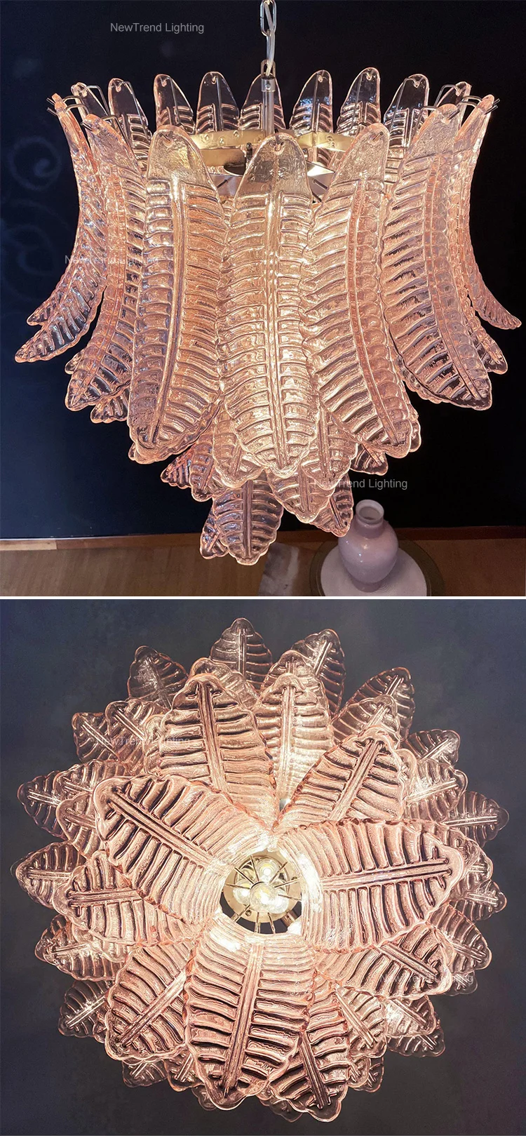 cpl 450 grand vintage italian murano glass chandelier  large luxury lustre lighting fixture for high ceiling hotel lobby  villa void-4