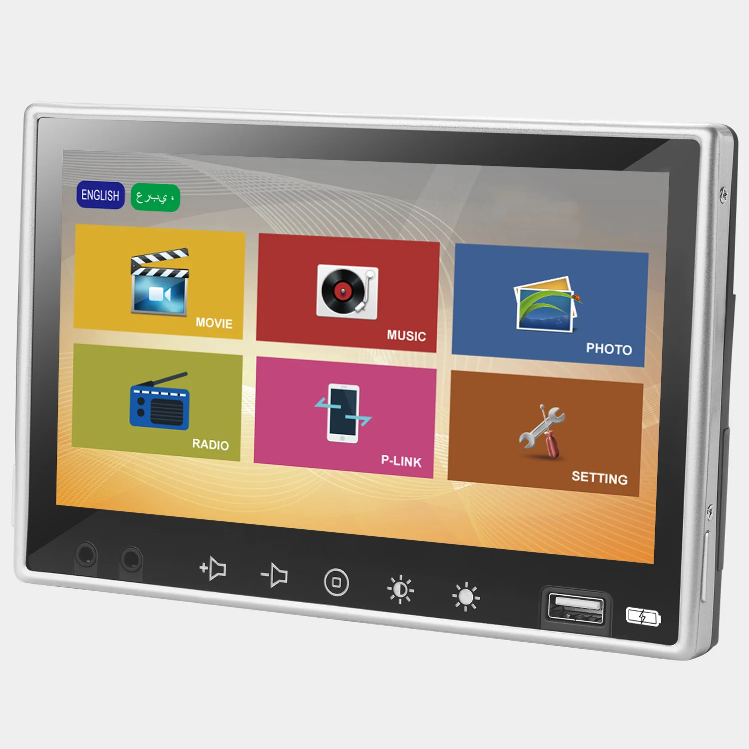Buspad Back Seat Screen 7 Inch Touch Display Stand Alone Vod Mp5 Screen for YuTonG Bus Kinglong Bus Zhongtong Bus and Higer Bus