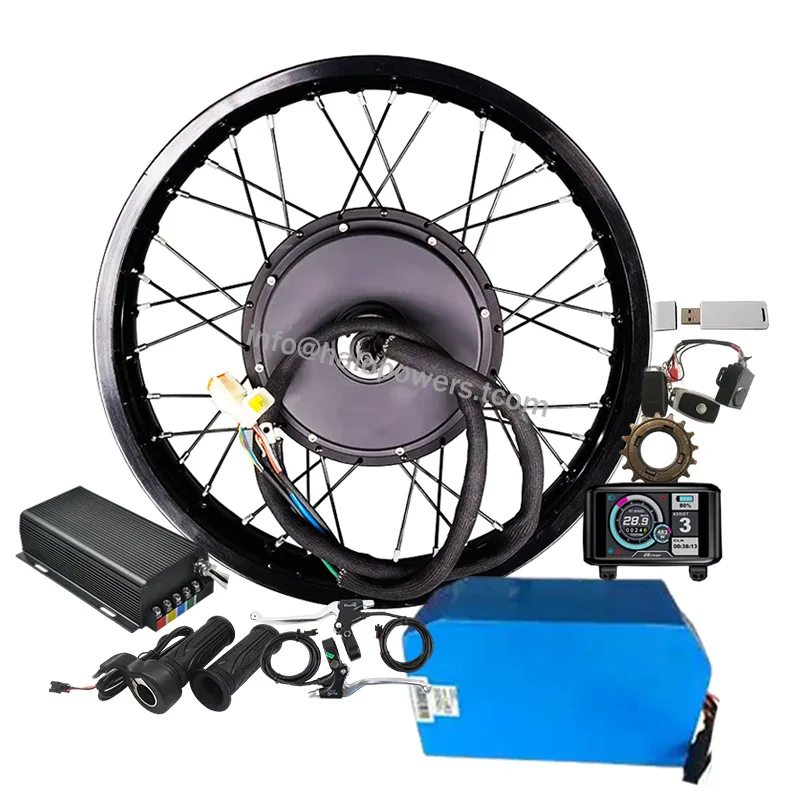 High Power 72v 8000w 3000w Electric Bike Conversion Kit 5000w Electric 